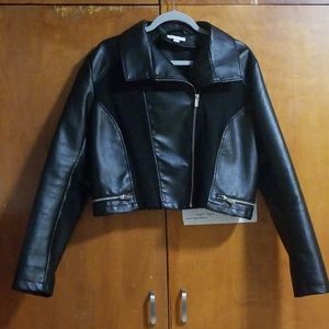 New York & Company Vegan Leather Jacket